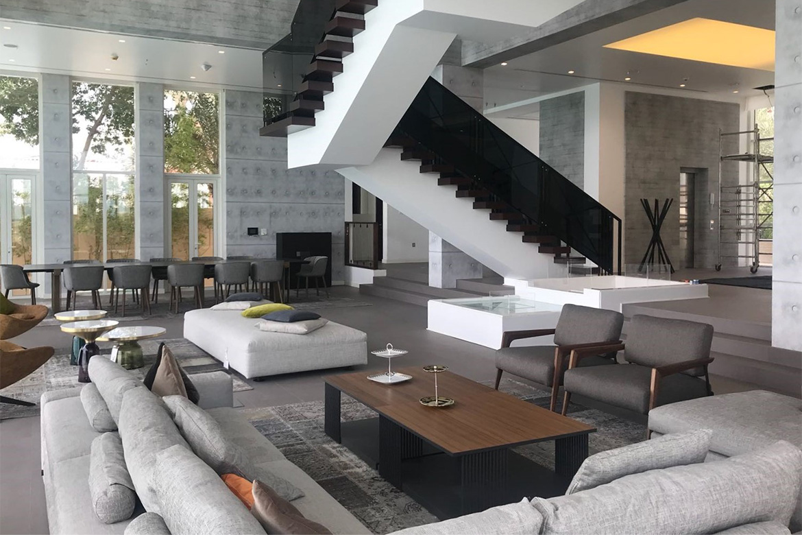private modern villa