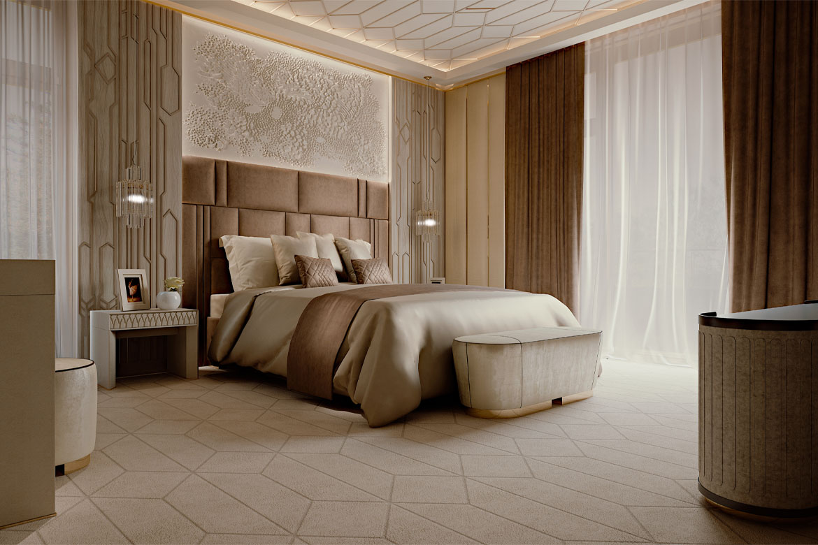luxury bedroom contract furniture pianca