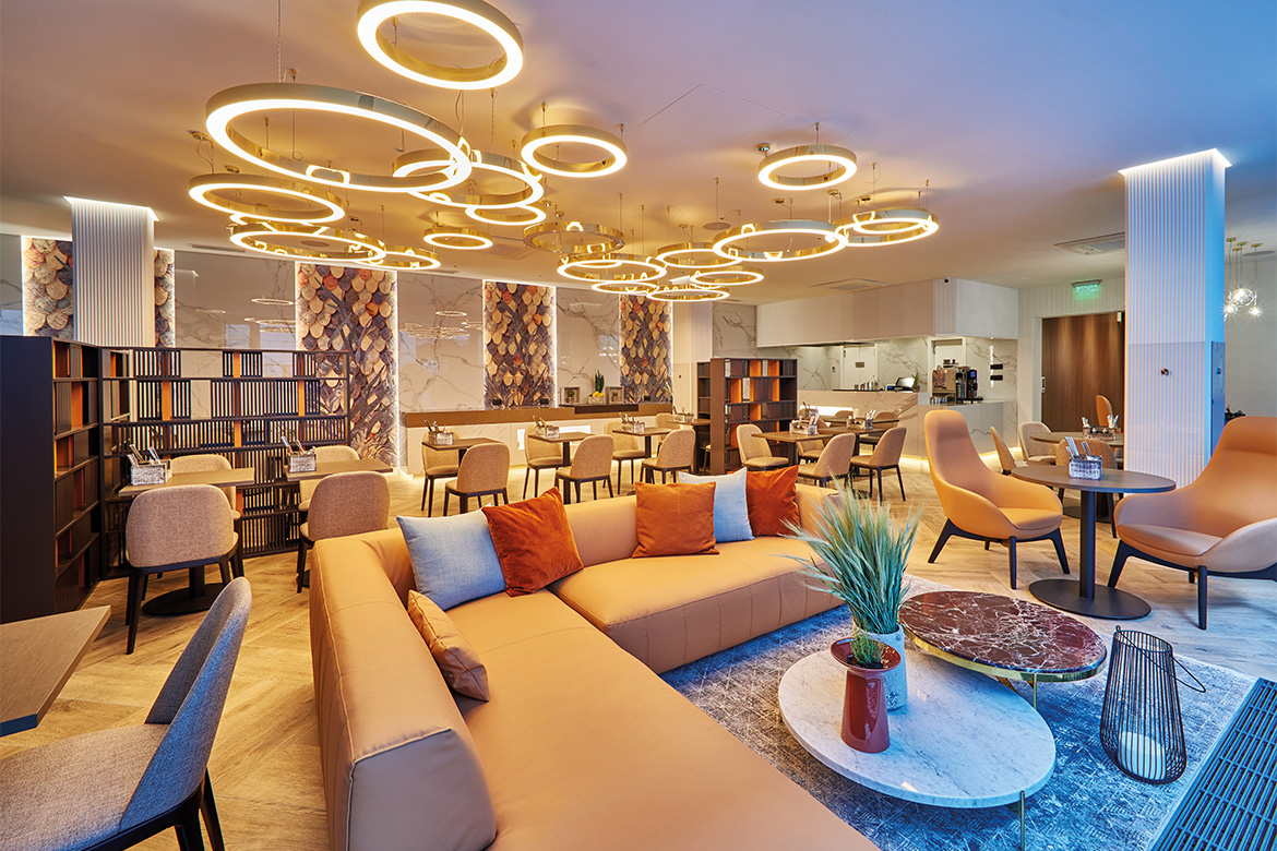 Radisson Hotel City Center in Odessa, Ukraine, designed by Pianca