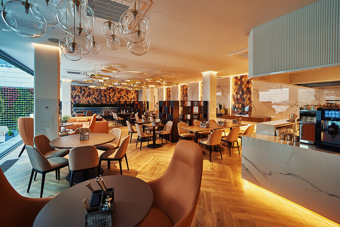 Radisson Hotel City Center in Odessa, Ukraine, designed by Pianca