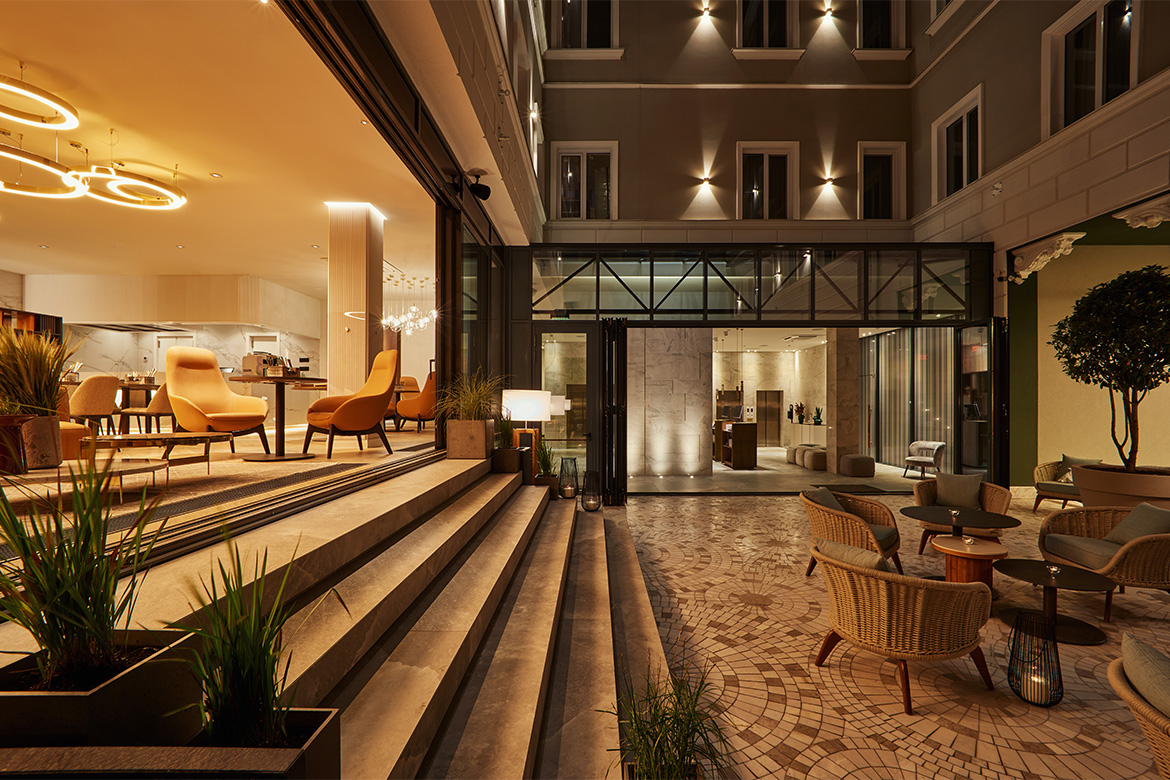 Radisson Hotel City Center in Odessa, Ukraine, designed by Pianca