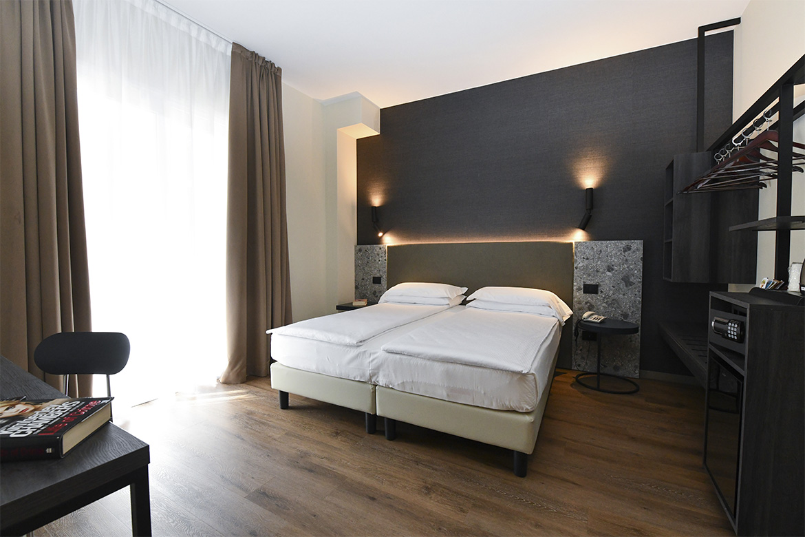 modern hotel furnished by pianca