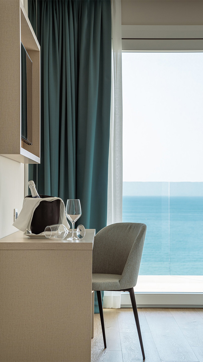 hotel galassia near the sea furnished by pianca