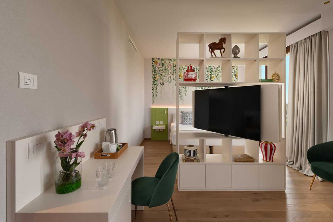 hotel olivi&natural spa furnished by pianca