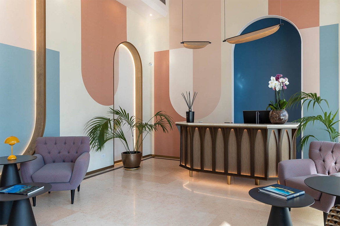 florence modern hotel furnished by pianca contract