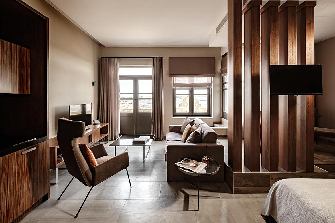 contemporary and elegant hotel in malta